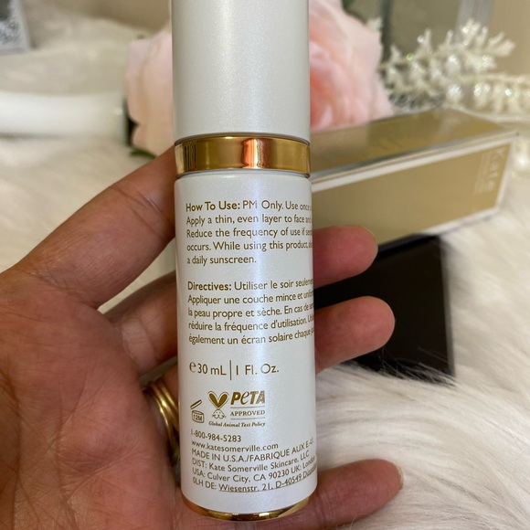Kate Somerville Face Serum Anti Aging Retinol Vita Power Intense Firming 1 fl oz - Picture 8 of 10